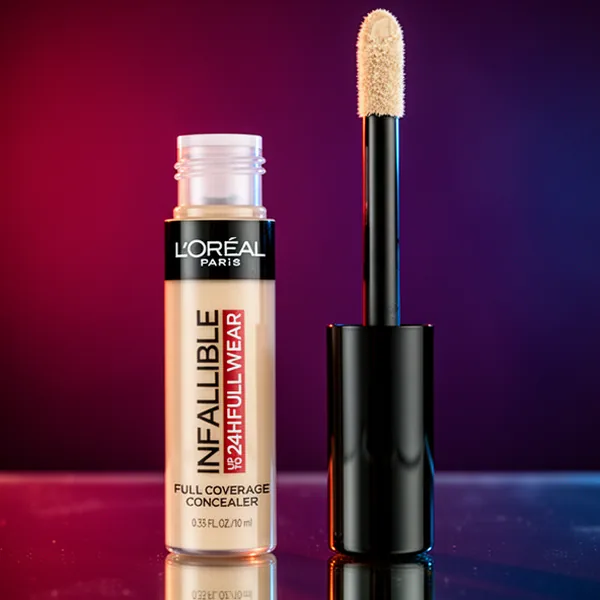L'Oreal Paris Makeup Infallible Full Wear Waterproof Matte Concealer, 0.33 fl oz, Ivory
