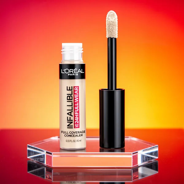 L'Oreal Paris Makeup Infallible Full Wear Waterproof Matte Concealer, 0.33 fl oz, Ivory