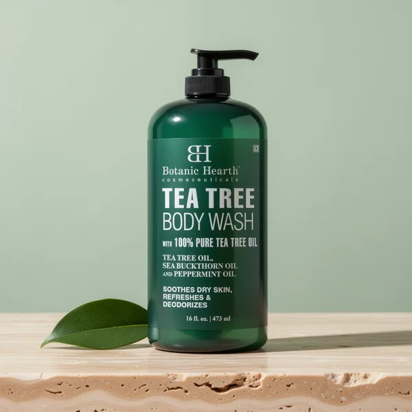 Botanic Hearth Tea Tree Body Wash, 16 fl oz