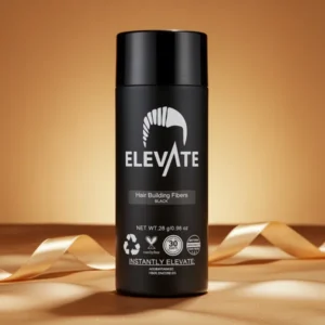 ELEVATE Hair Fibers to Instantly Thicken & Completely Conceal, 28 g, Black