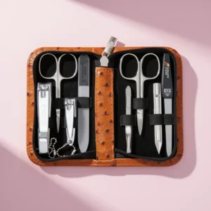 3 Swords Germany Brand Quality Manicure Pedicure Grooming Kit, 8 Pieces