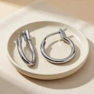 AoedeJ 925 Sterling Silver Hoop Earrings