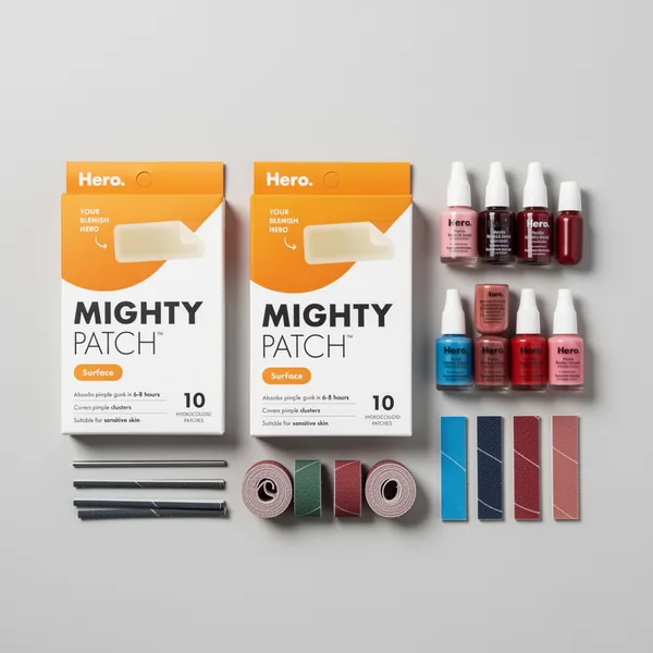 Hero Cosmetics Mighty Patch Surface Large Acne Pimple Patches, 10 Count