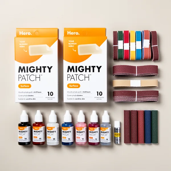 Hero Cosmetics Mighty Patch Surface Large Acne Pimple Patches, 10 Count