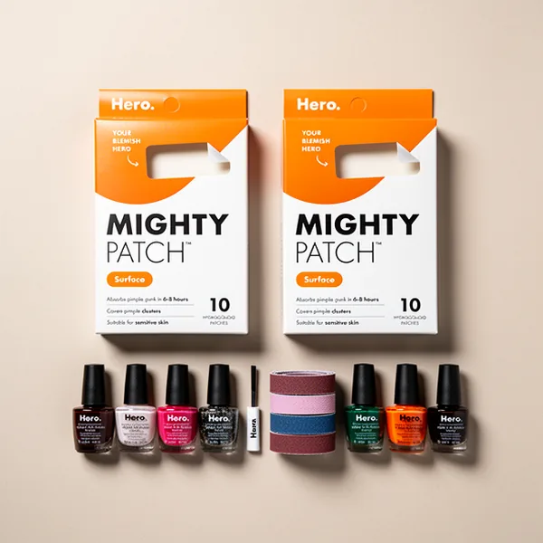Hero Cosmetics Mighty Patch Surface Large Acne Pimple Patches, 10 Count