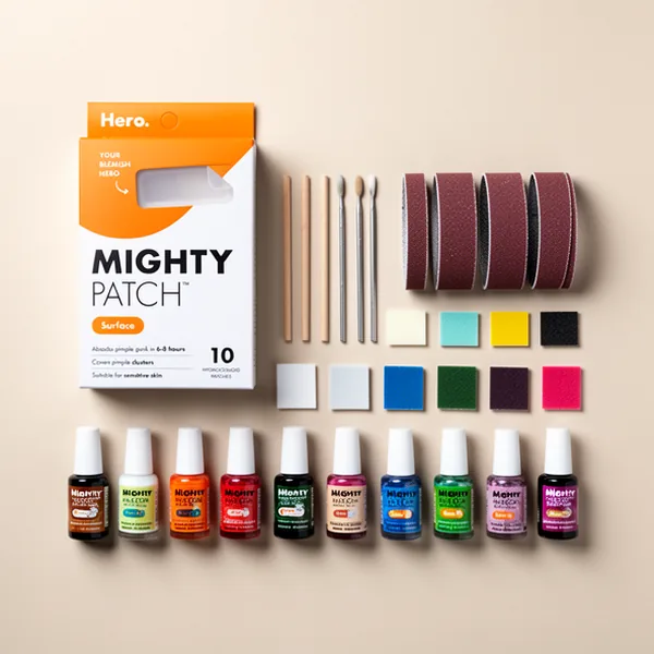 Hero Cosmetics Mighty Patch Surface Large Acne Pimple Patches, 10 Count