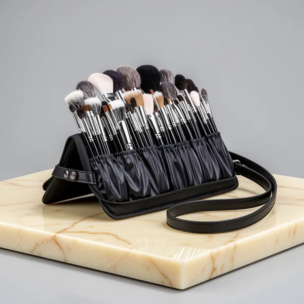 Rownyeon Professional Makeup Brushes Organizer Bag