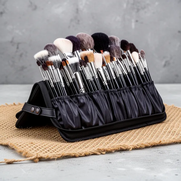 Rownyeon Professional Makeup Brushes Organizer Bag