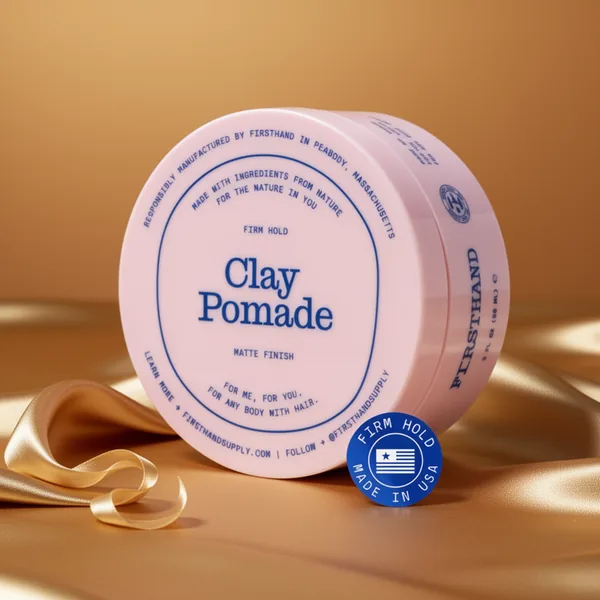 Firsthand Supply Hair Clay Pomade for Men & Women, 3 oz