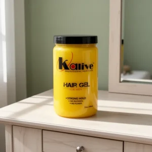 KALIVE Men's Hair Styling Gel Strong-Hold and Light Shine All Day, 32 oz