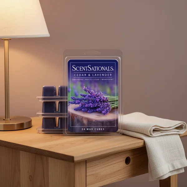 ScentSationals Cedar & Lavender Scented Wax Melts, 10 oz