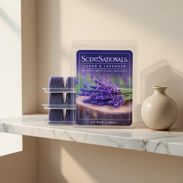 ScentSationals Cedar & Lavender Scented Wax Melts, 10 oz