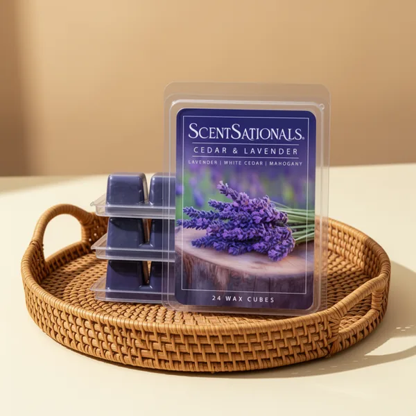 ScentSationals Cedar & Lavender Scented Wax Melts, 10 oz