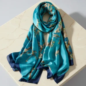 Trillion London Long Silk Scarf for Women