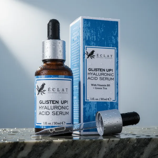 Eclat Skincare Hydrating Hyaluronic Acid Serum for Face, 1 fl oz