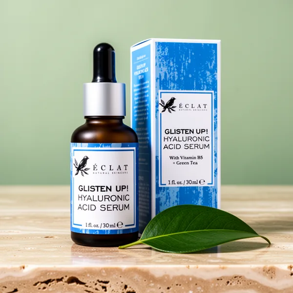 Eclat Skincare Hydrating Hyaluronic Acid Serum for Face, 1 fl oz