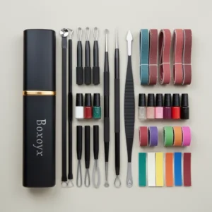 Pimple Popper Tool Kit, 10 Pieces, Black