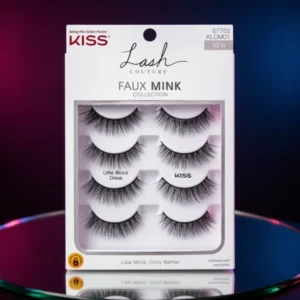 Kiss Lash Couture Reusable Faux Mink Lashes, 4 Pairs