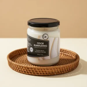 Vanilla Bean Odor Eliminating Highly Fragranced Candle, 12 oz