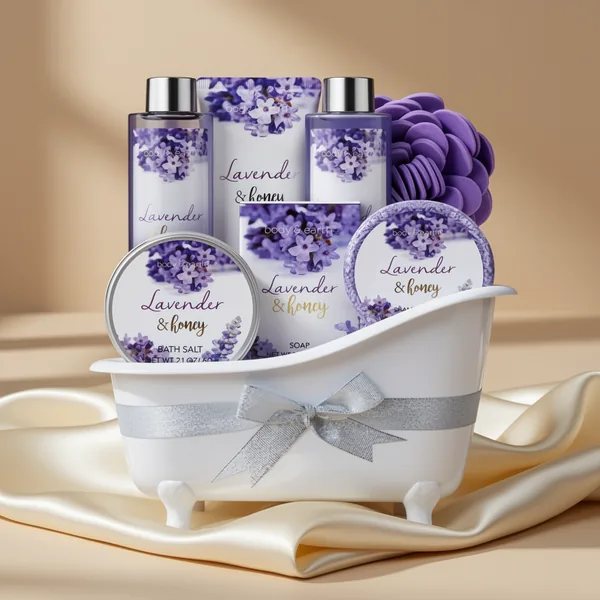 Bath and Body Gift Set, 8 Pieces