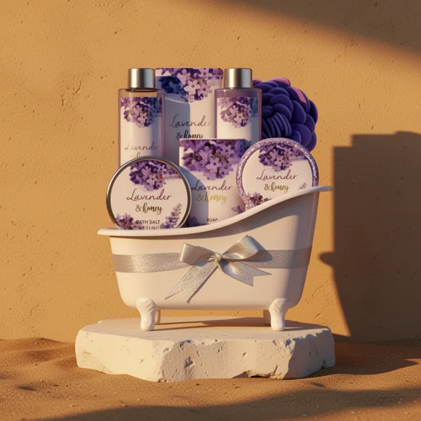 Bath and Body Gift Set, 8 Pieces