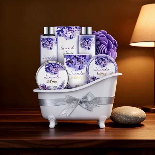 Bath and Body Gift Set, 8 Pieces
