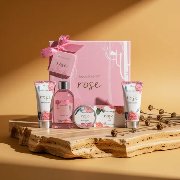 Bath and Body Gift Set for Women, 5 Pieces