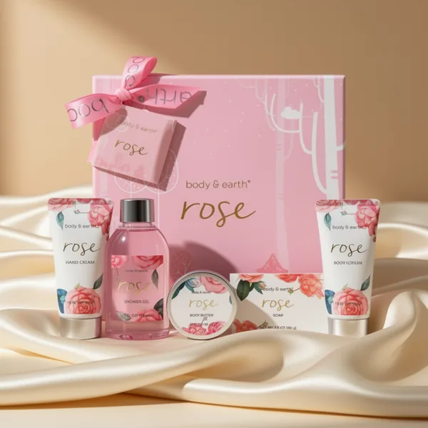 Bath and Body Gift Set for Women, 5 Pieces