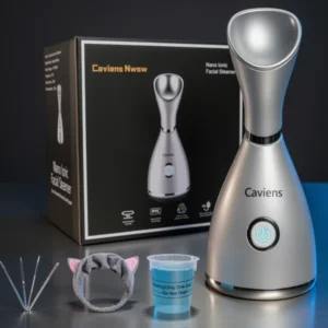 Facial Steamer, 4 Pieces, White