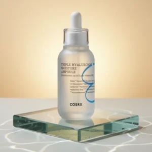 COSRX 3X Hyaluronic Acid Moisture Ampoule for Dry Skin, 1.35 fl oz