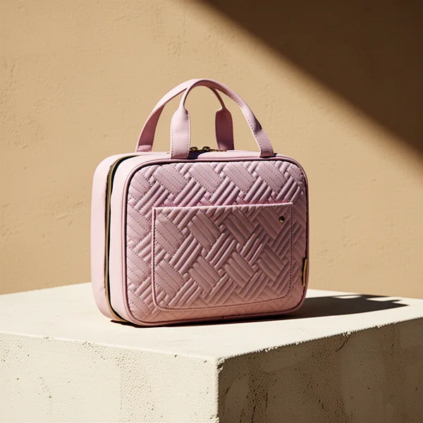 BAGSMART Toiletry Bag, Baby Pink