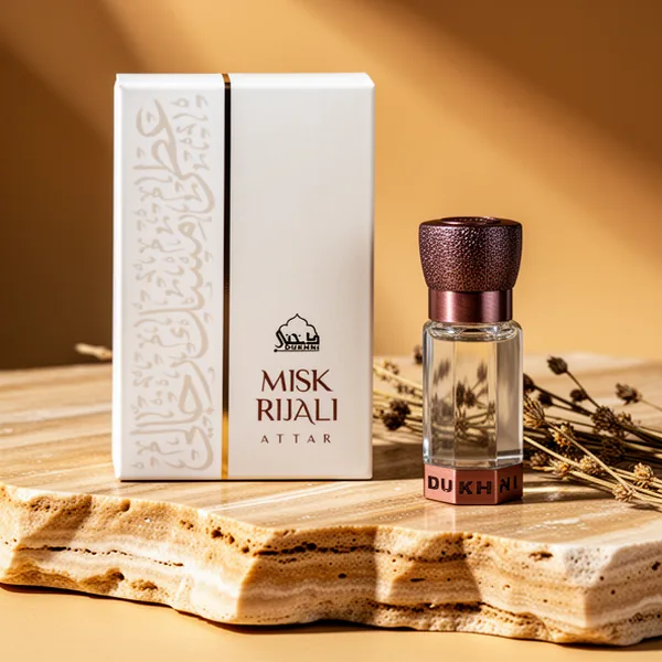 Dukhni Misk Rijali Attar Oil Musk Perfume Oil, 6 ml