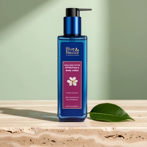 Blue Nectar Cocoa Butter Nargis Body Sunscreen Lotion, 6.7 fl oz