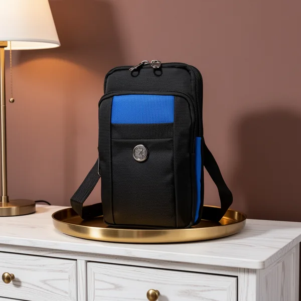 Senient Wolf Waterproof Nylon Multifunctional Phone Crossbody Bag