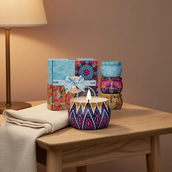 Scented Candles, 4-Pack