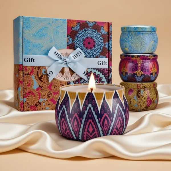 Scented Candles, 4-Pack