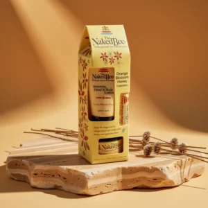 The Naked Bee Orange Blossom Honey Collection Hand and Body Lotion, 3 Pieces