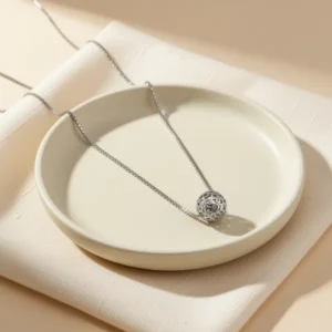 Dankadi Women 925 Sterling Silver Necklace