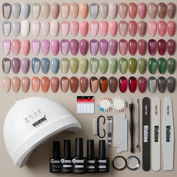 Vishine UV LED Nail Lamp, 36 Pieces