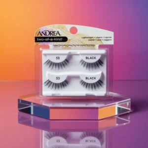Andrea Two of a Kind False Lashes, 4-Pack, Black