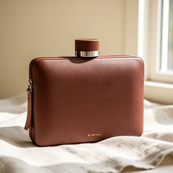Comfyable Slim Protective Laptop Sleeve, 14-Inch, Brown