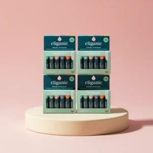 Cliganic Organic Lip Balm, 24-Pack