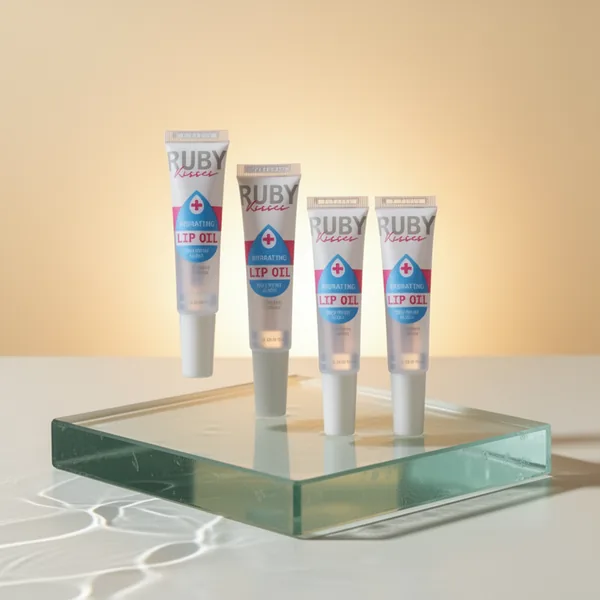 Ruby Kisses Hydrating Clear Lip Oil, 6-Pack