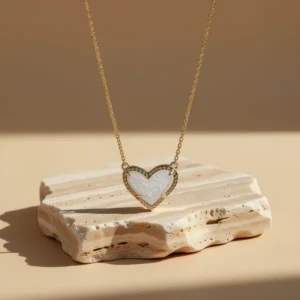 Kendra Scott Ari Heart Adjustable Length Pendant Necklace for Women