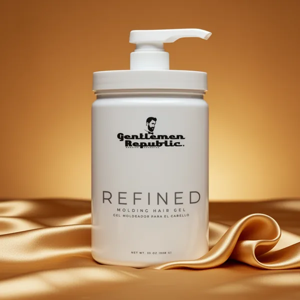 Gentlemen Republic Refined Hair Gel with Pump for Men, 32 oz