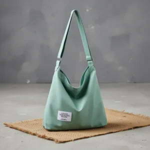 Covelin Women's Retro Large Size Canvas Shoulder Bag