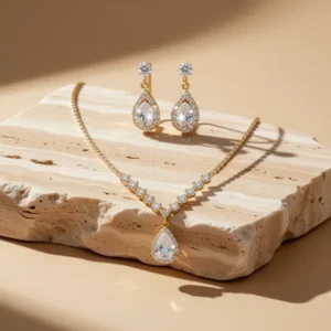 JAKAWIN Silver-Tone Jewelry Set