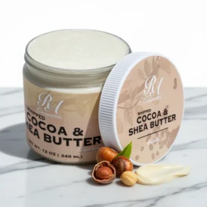 RA COSMETICS Whipped Cocoa & Shea Butter Unscented, 12 oz