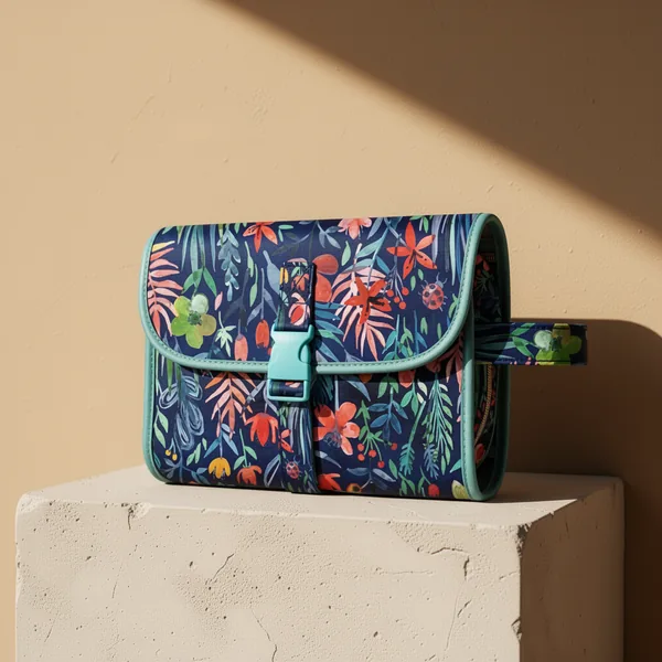 FINTIE Portable Toiletry Cosmetic Travel Bag