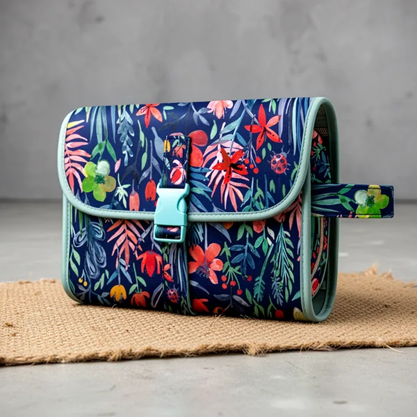 FINTIE Portable Toiletry Cosmetic Travel Bag
